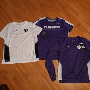 Women's Nike Dry-Fit Clemson shirts size medium